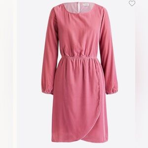 J. Crew Velvet A-Line Dress